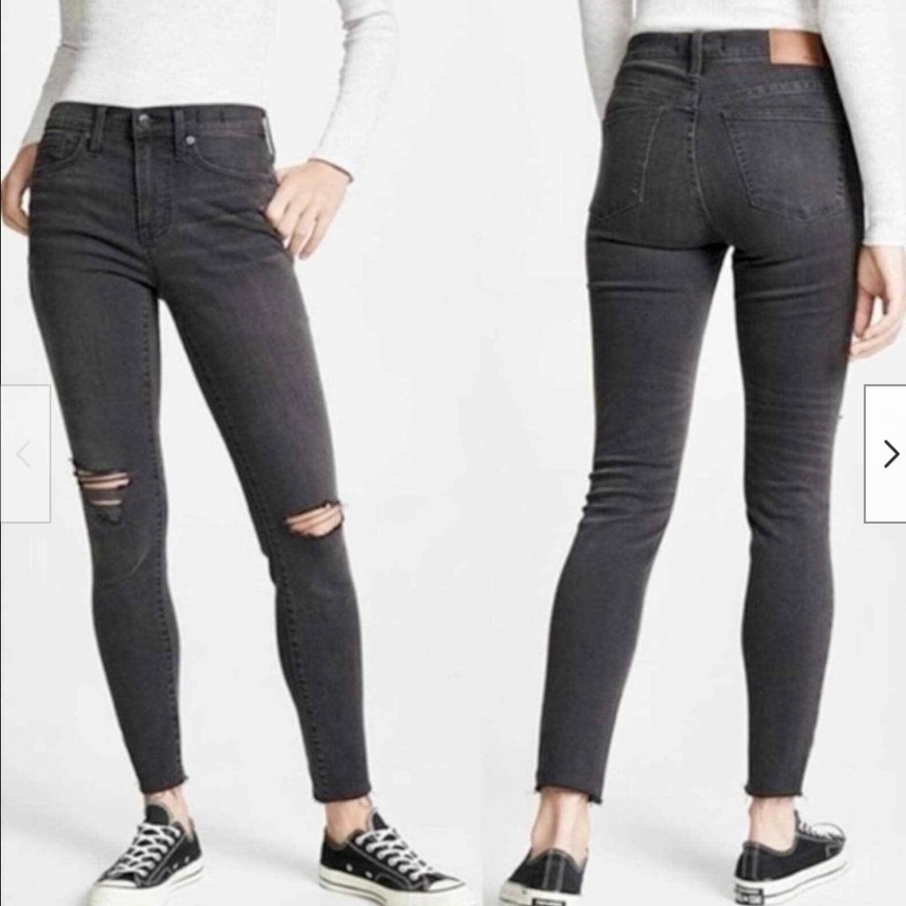 Madewell 9" high rise‎ skinny jeans